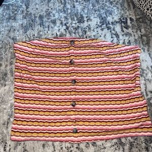 Striped tube top